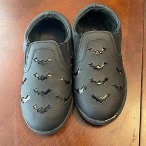 Spellbound Soles Bat slip ons